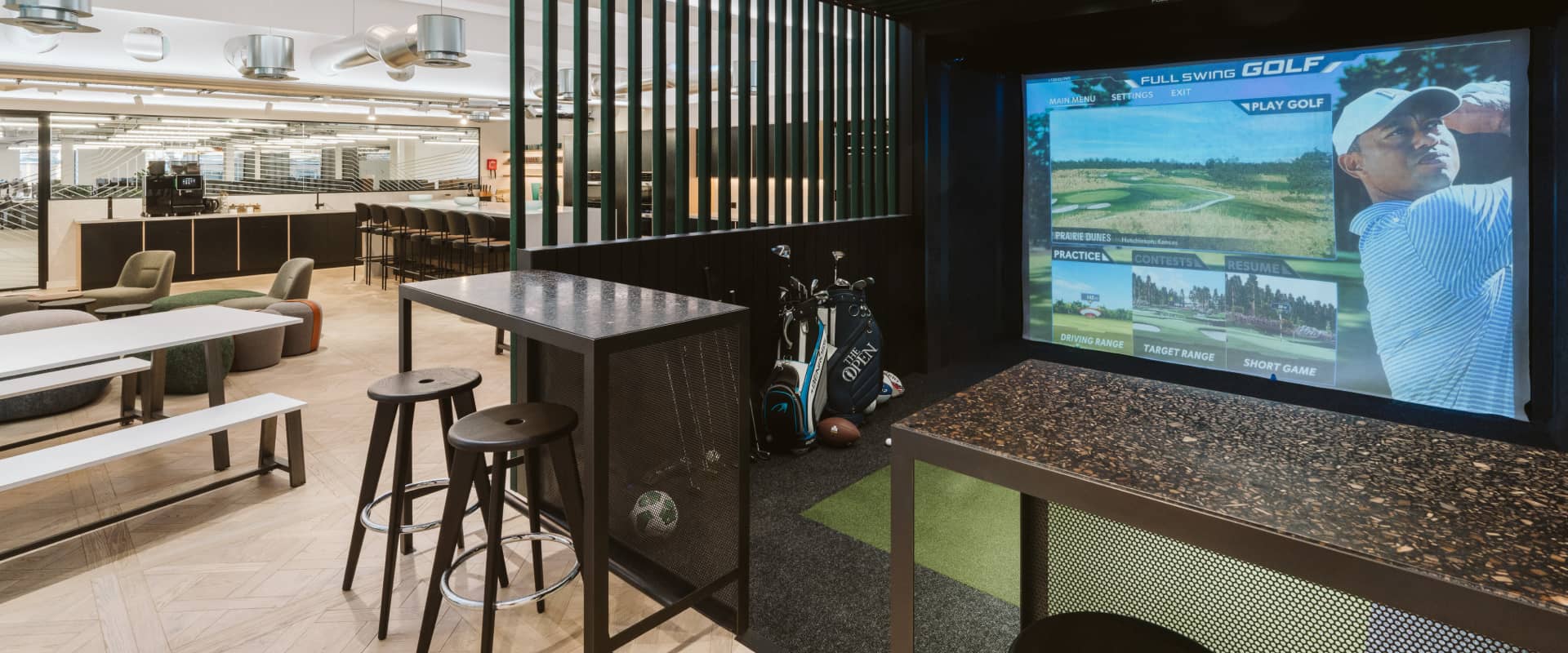 premium and collaborative office fit out for Javelin London by Cleo workspace design & build