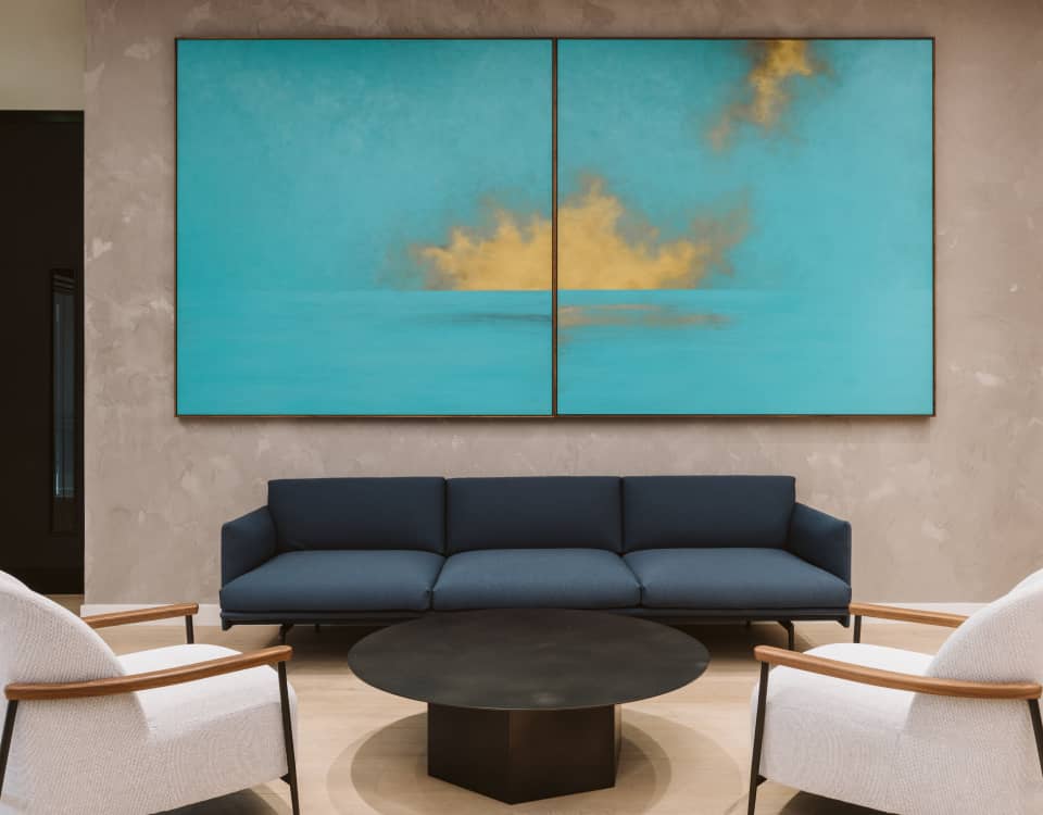 modern & collaborative meeting area for Javelin by Cleo workspace design