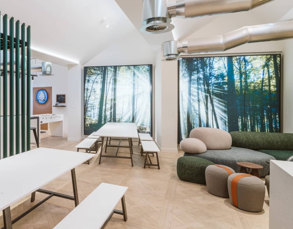 premium and modern office fit out for Javelin London by Cleo workspace design & build