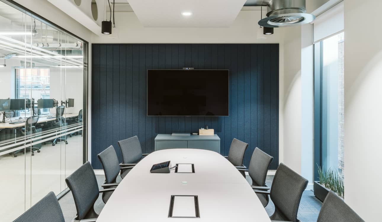 comprehensive office fit-out for Javelin London by Cleo d&b