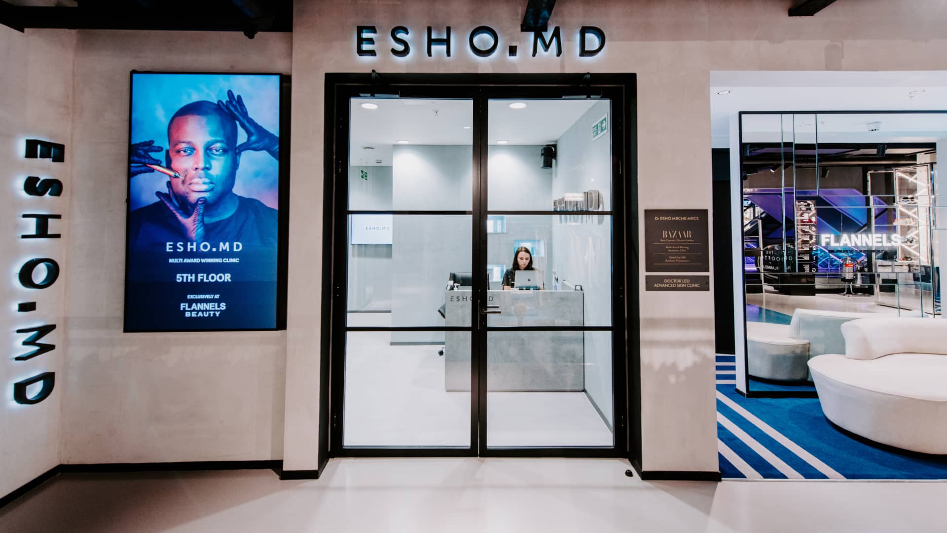 Esho Case Study - workspace d&b construction, design and fit out by Cleo London