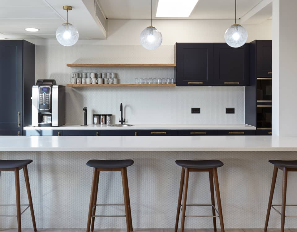 PWF Office Design & Build Cleo Case Study - New Communal Space