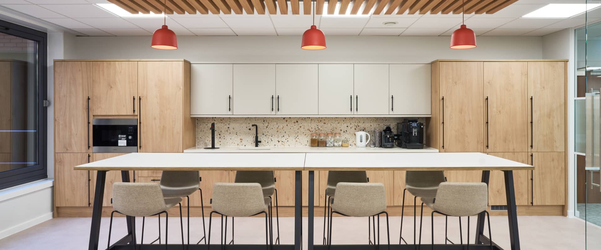 precision Cat A office fit out UK for Deutsche by Cleo London