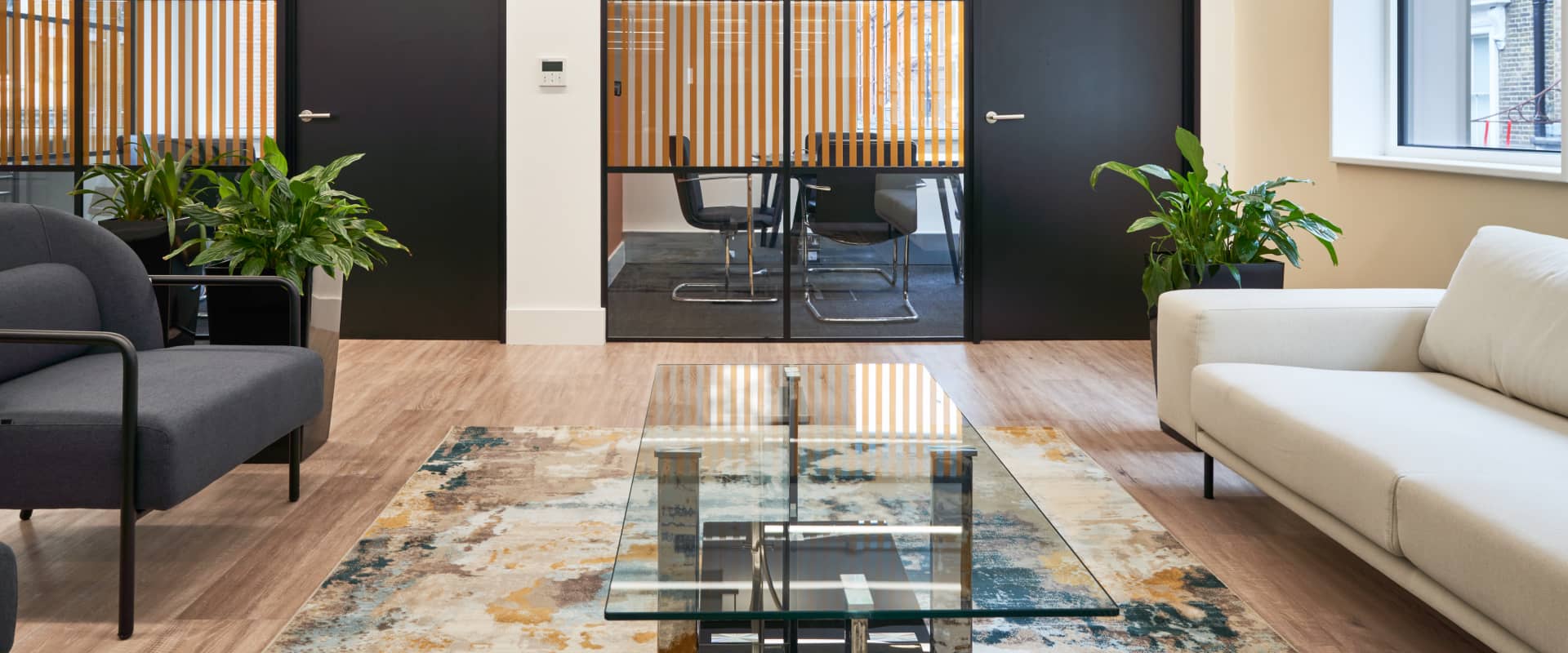 inspiring workplace fit out with communal spaces & modern meeting rooms for Brightbay by Cleo design and build
